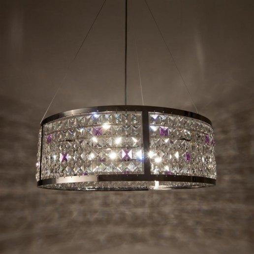 Circles 50 cm 5 luci - Lampadario cristallo