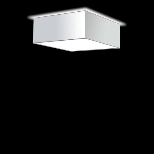 Square 60X60 cm 2 luci - Plafoniera moderna