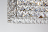 Crystal sconces and chandeliers