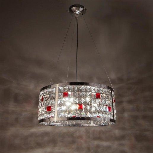 Circles 50 cm 5 lights - Crystal chandelier