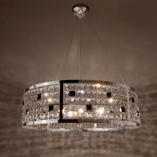 Circles 50 cm 5 lights - Crystal chandelier