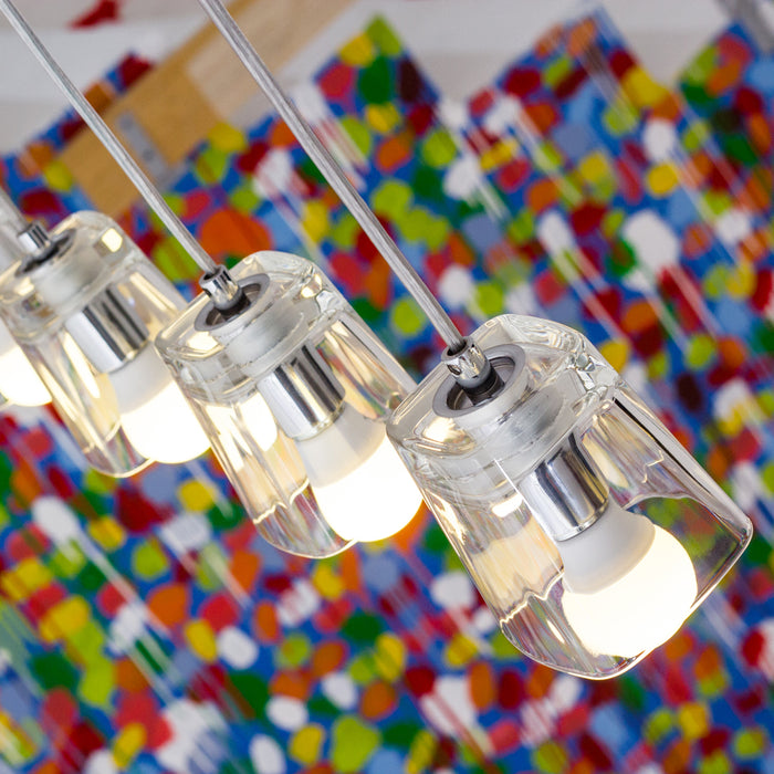 Sunglass Campari S4 4 lights decentralized - Modern chandelier