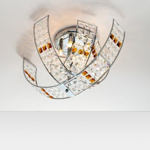 Diamante - Lámpara de techo de cristal